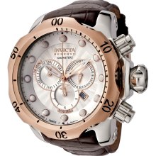 Invicta 0359 Reserve Collection Venom Chrono Brown Leather Men's Watch