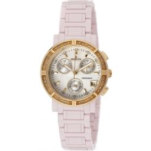 Invicta 10320 White MOP Dial Ceramic Diamond Accented Women's Watch