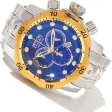 Invicta 10789 Men's Venom Reserve Blue Dial Gold Bezel