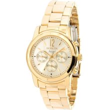 Invicta 12551 Women's Angel Gold Plated Stainless Steel Champagne Dial