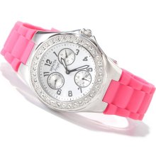 Invicta 1642 Angel Jellyfish Quartz Crystal Accented Silicone Strap Womens Watch