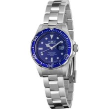 Invicta 4863 Women's Watch Pro Diver Lady Blue Dial Quartz Stainless Steel