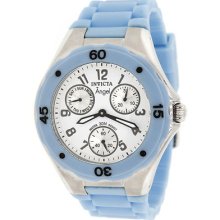 Invicta Angel 0735 Tritnite Night Glow Stainless Quartz Ladies Blue Watch