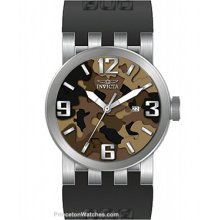 Invicta Mens DNA/Camouflage Brown Camo Dial Steel Case Invicta-10454
