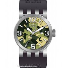 Invicta Mens DNA Green Camouflage Dial Stainless Steel Invicta-10453