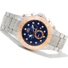Invicta Men's Pro Diver Razor Quartz Chronograph Stainless Steel Bracelet Watch BLUE
