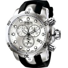 Invicta Mens Reserve Subaqua Venom Swiss Made Silver Dial Chronograph Watch