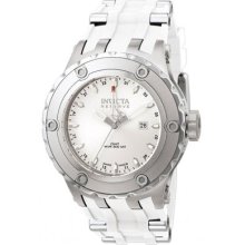 Invicta Mens Reserve Subaqua Swiss Made Stainless Steel Case White Dial Watch