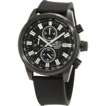 Invicta Men's Specialty Chronograph Black Textured Dial Watch 1683