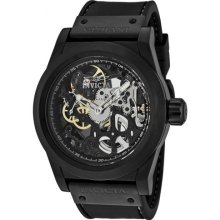 Invicta Men's Specialty Mechanical Skeletonized See Thru Black Di ...
