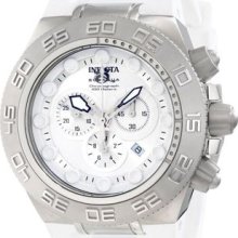 Invicta Mens Subaqua Sport Swiss Chronograph Stainless Steel Case White Watch