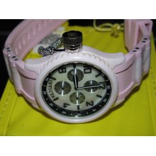 Invicta Midsized Lefty 11367 Qinotaur Russian Diver Pink Ceramic Quartz Watch