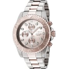 Invicta Pro Diver Chronograph Rose Dial Two Tone List: $695