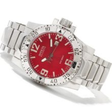 Invicta Reserve Men's Excursion High Polish Swiss Made Quartz Stainless Steel Bracelet Watch
