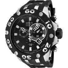 Invicta Watches Men's Subaqua/Reserve Chronograph Black Dial Black Pol