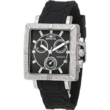 Invicta Women's 0722 Ii Collection Chronograph Black Polyurethane Watch