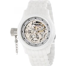 Invicta Women's 1896 Russian Diver Mechanical Silver Skeleton Dial Watch