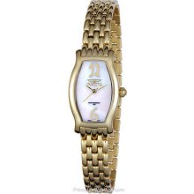 Invicta Women's 4776 Tonneau Dial Color: Mother-of-pearl White Rose Gold Steel