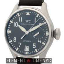 Iwc Pilot 7 Day Power Reserve 18k White Gold Grey Dial 46mm Iw5004-02