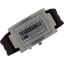 Jam Binary Display Unisex Watch Watch