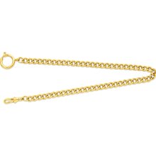 JD Manoir Gold-tone Brass 12inch Anchor Pocket Watch Chain