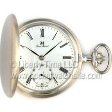 Jean Marcel Sterling Silver Plated PURE SWISS Wind Up Pocket Watch