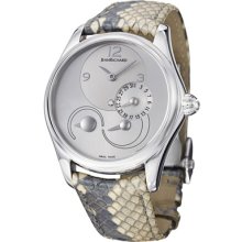 Jean Richard Watches Women's Bressel White Diamond Silver Dial Grey/Si