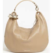 Jimmy Choo 'Solar - Large' Leather Hobo Buff