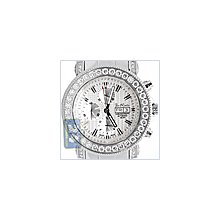Joe Rodeo Junior Automatic Silver 7.00 ct Diamond Mens Watch
