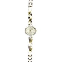 Kim RogersÂ® Multi Women's Two Tone Skinny Twist Watch