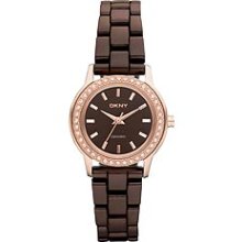 Ladies Dkny Ceramic Crystal Classic Watch Ny8531