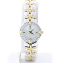 Ladies Esq Muse 07101116 Diamond Bezel Mother Of Pearl Two Tone Stainless Watch