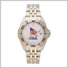 Ladies Usa America All-star Stainless Steel Watch