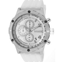 Lancaster Italy Watches Men's Status Symbol Chronograph Silver Dial Wh