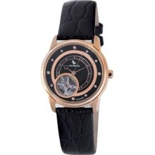 Laurens Men's 026380AA Prestige Automatic Exhibition Case Back Wa ...
