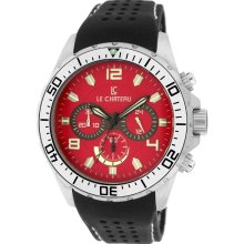 Le Chateau Sport Dinamica Rubber Chronograph Mens Watch 7072Mssr