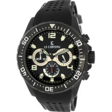 Le Chateau Sport Dinamica Gun Plated Steel Chronograph Mens Watc