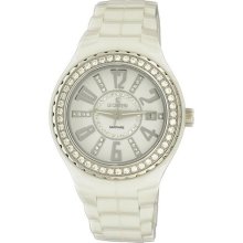 Le Chateau Women's Persida LC All Ceramic Watch w/Zirconia Studde ...