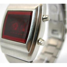 Led Watch Model Xray 70s Style Classic Iconic Retro Digital Stainless Steel