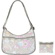 LeSportsac Printed Nylon Classic Hobo with Pouch - In Bloom - One Size