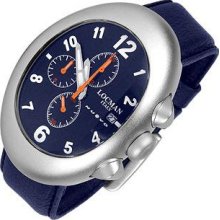 Locman Designer Men's Watches, Nuovo - Blue Aluminium Case Chronograph Watch