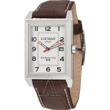 Locman Men's Sport Stealth Rectangular Watch 240WH2BR