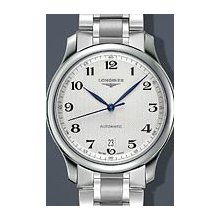 Longines Master Date Steel 38.5mm Watch - Silver Dial, Stainless Steel Bracelet L26284786 Sale Authentic