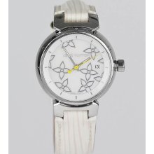 Louis Vuitton Tambour Lovely Perle Mother-of-Pearl Dial 28mm Quartz Watch