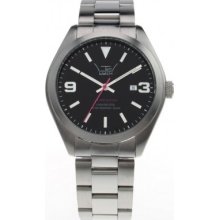 Ltd Watch Unisex Limited Edition Steel Ex Collection Watch Ltd 280102 With Solid Stainless Steel Bracelet, Case And Bezel With A Black Dial