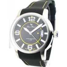 Lucien Piccard 28163YL Men's Rubber Strap Date Watch