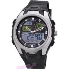 Luxury Hour Dial Date Clock Sport Men Rubber Band Quartz Wrist Watch