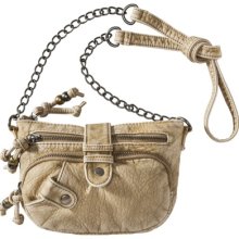 Mad Love Stone Washed Crossbody Bag - Tan