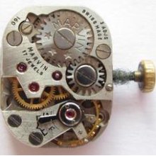 Marvin Cal 160 Swiss Watch Movement And Dial Runs And Keeps Time