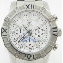 Mens Aqua Master Iced Out Diamond Watch W333AQ2